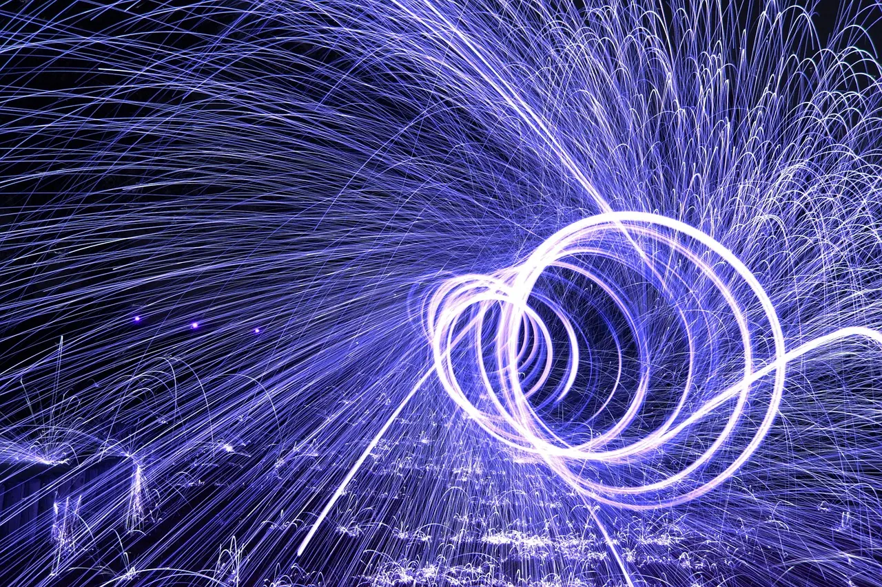 Photograph: steel wool, sparks, creative use of light