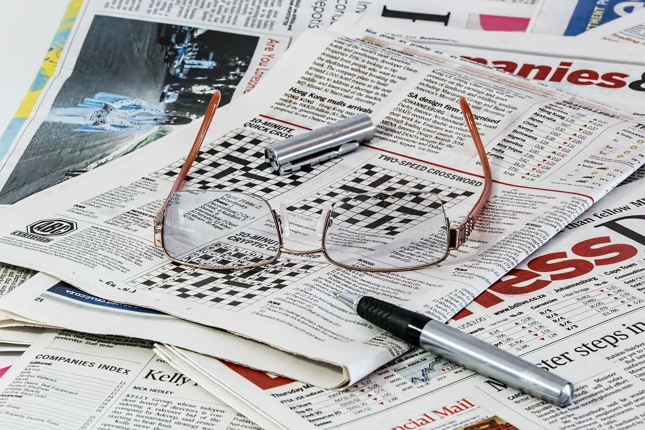 Photograph: newspaper, news, media