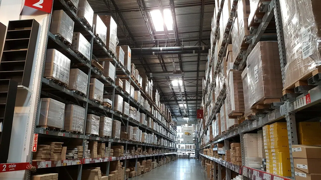 Photograph: ikea, warehouse, industrial
