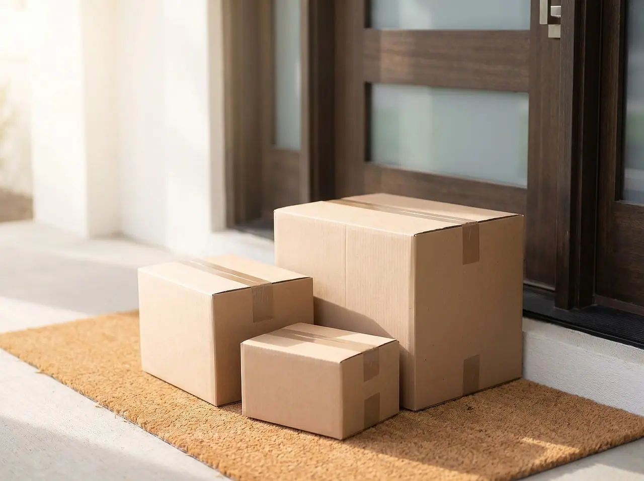 Photograph: packages, boxes, delivery