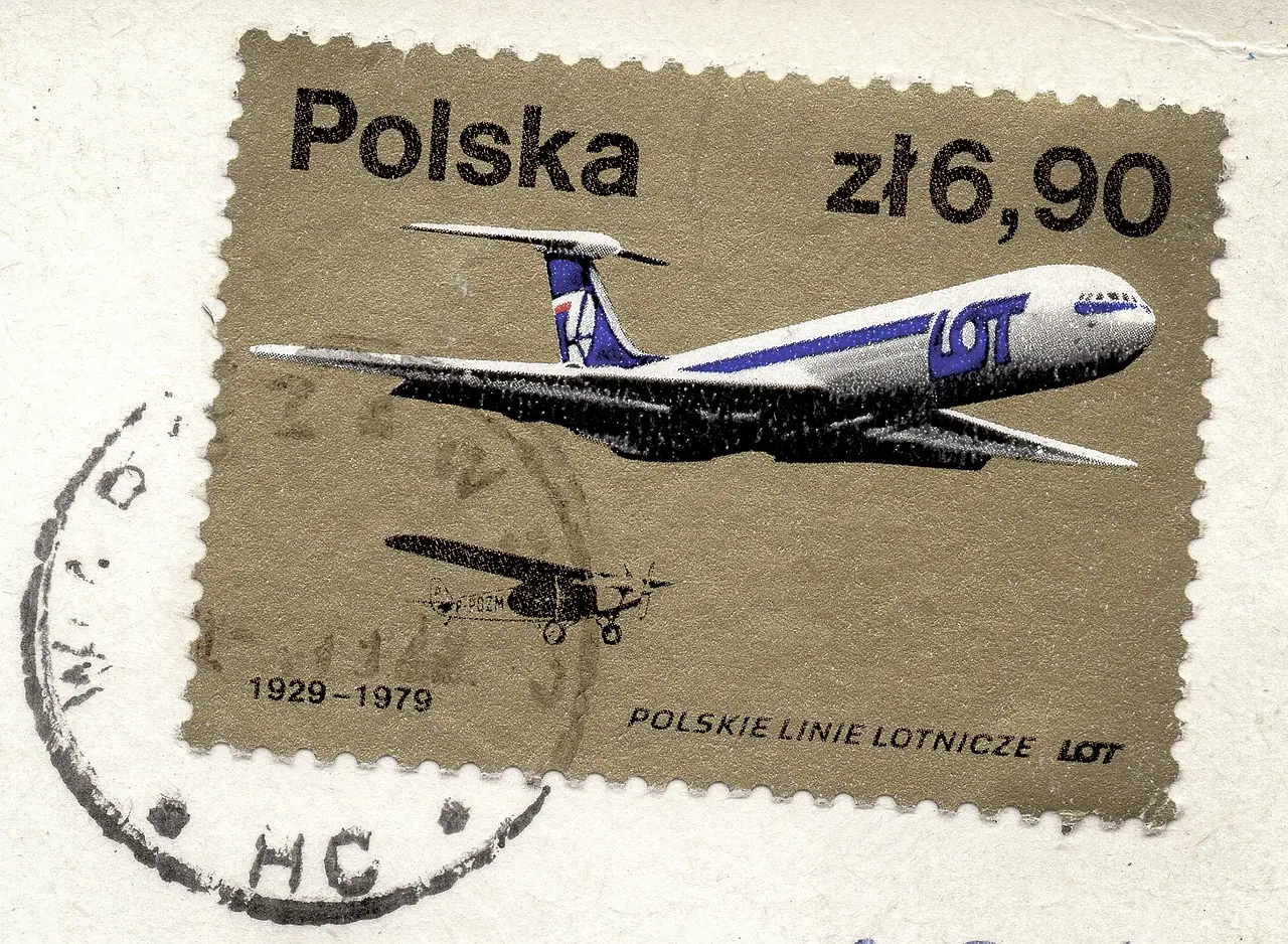 Photograph: postcard, stamp, postmark