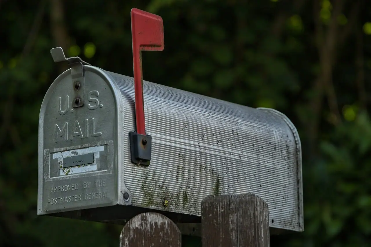 Photograph: letter box, post office, mail box