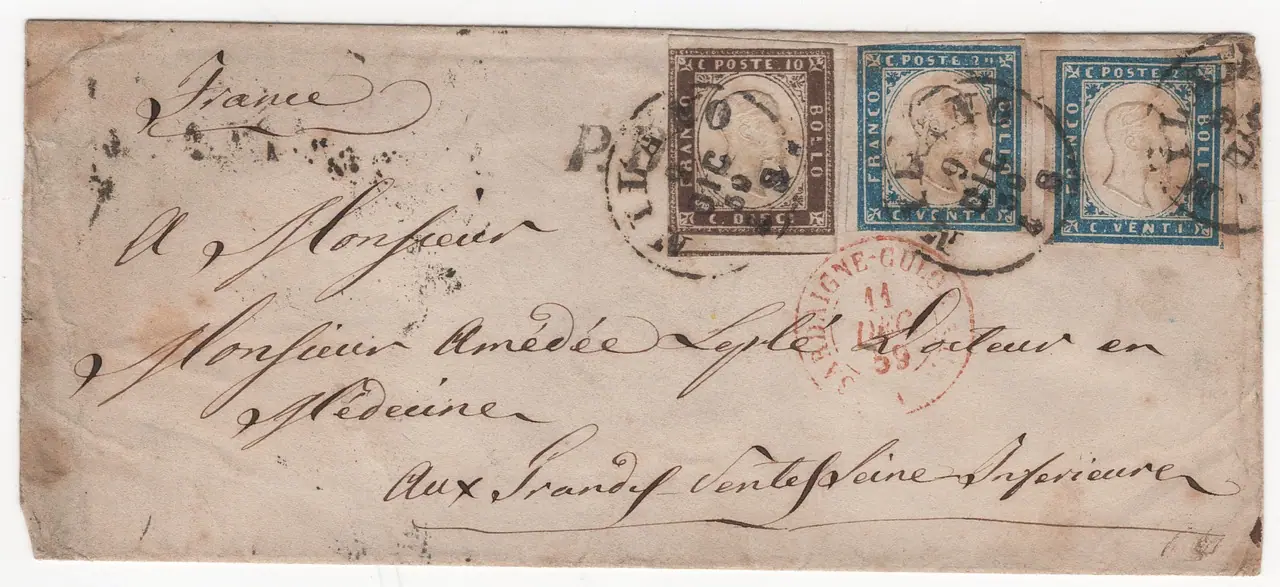 Photograph: postage stamps, letter, rarity