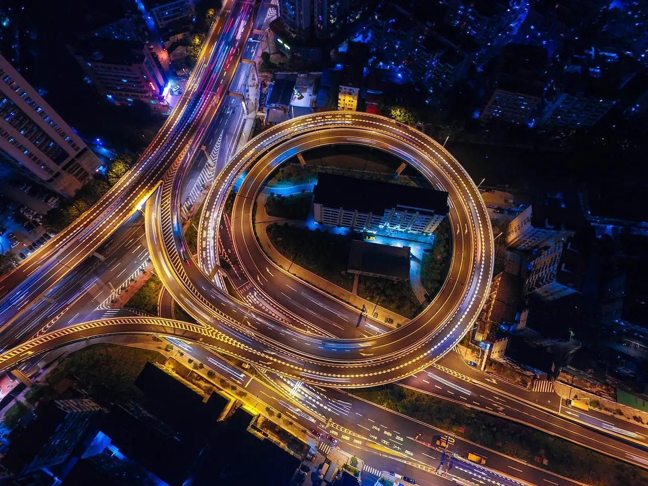 Photograph: streets, night, lights
