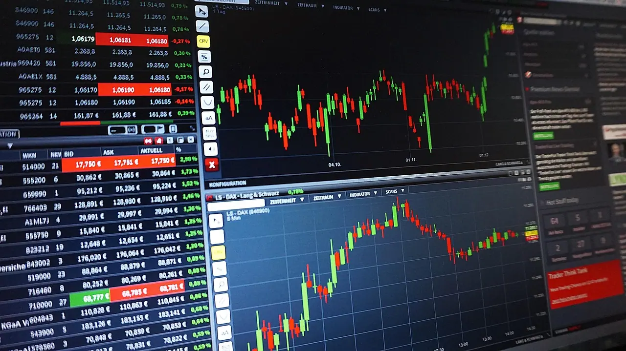 Photograph: chart, trading, courses