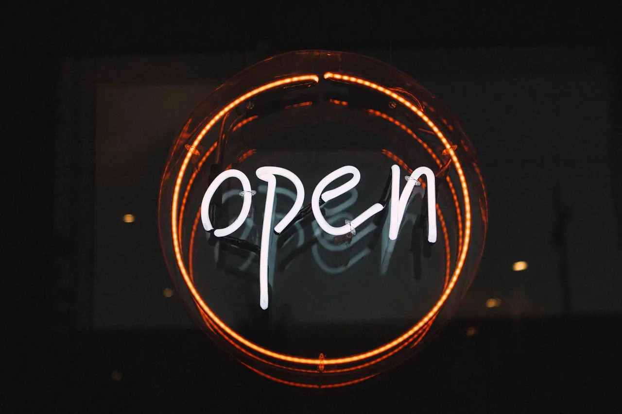 Photograph: open, illuminated, light