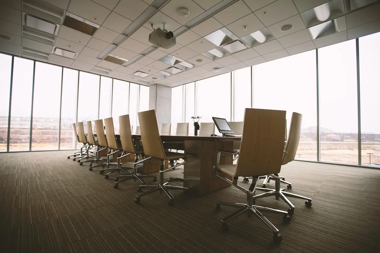 Photograph: business, conference room, meeting