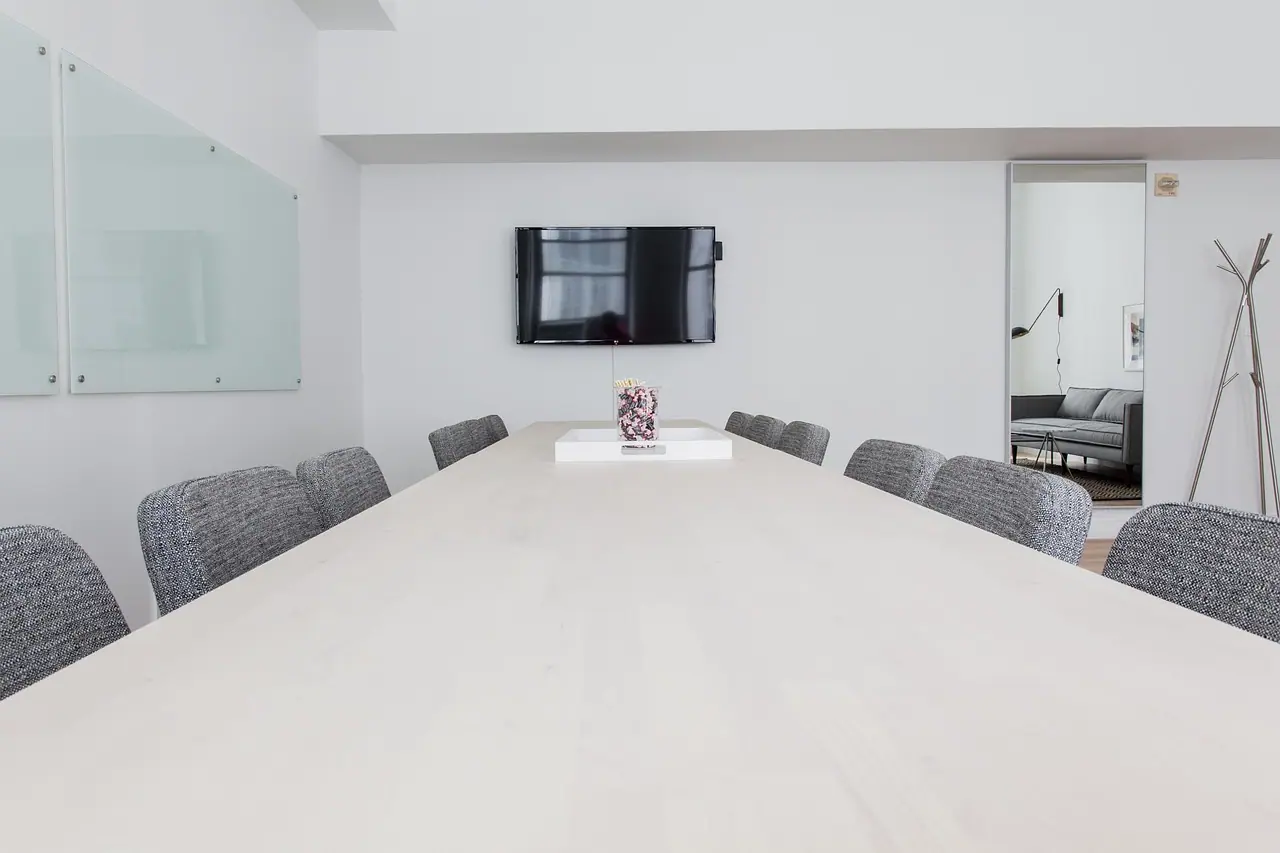 Photograph: chairs, conference room, furniture