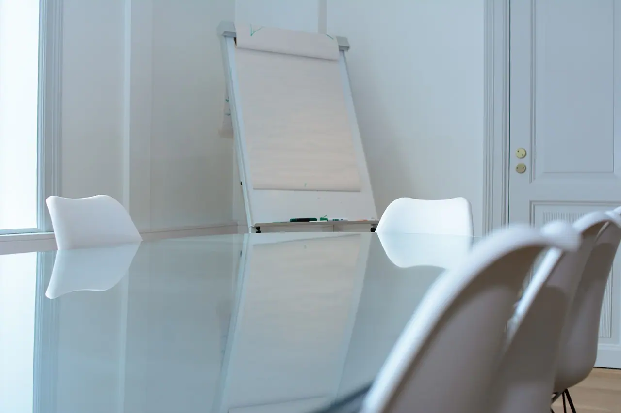 Photograph: table, meeting, business