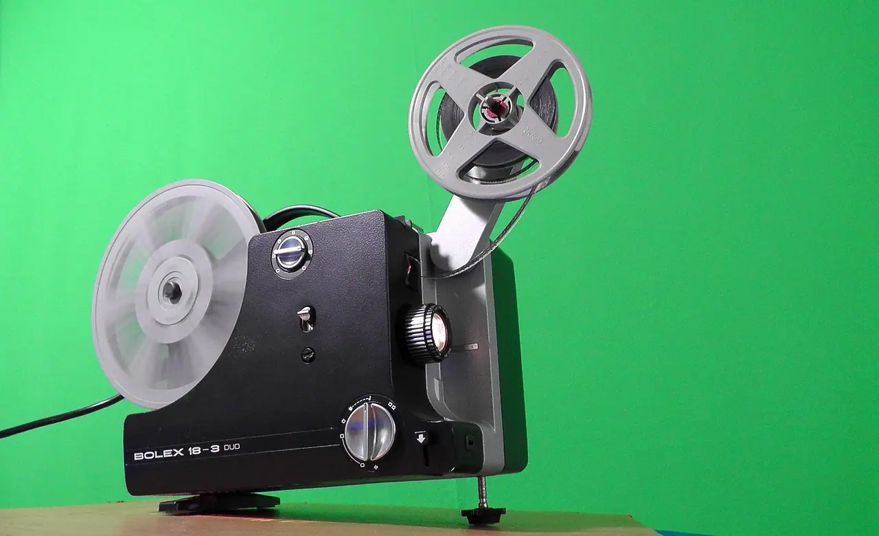 Photograph: projector, cinema, reel
