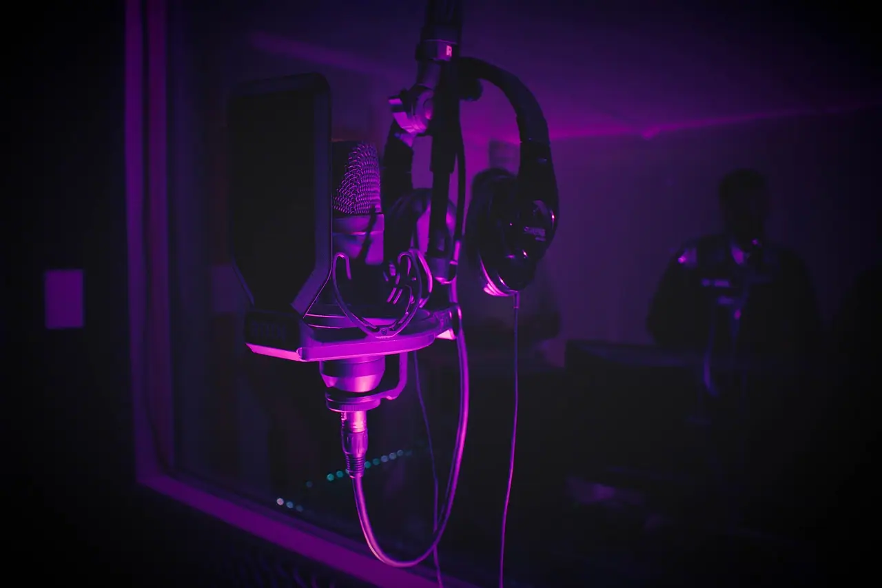 Photograph: microphone, music, rec