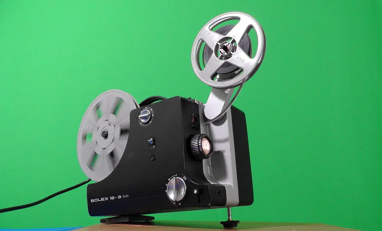 Photograph: projector, cinema, reel