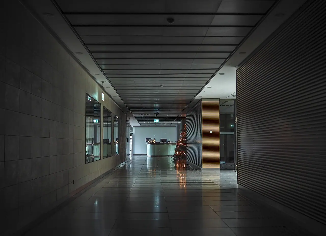 Photograph: architecture, corridor, hallway