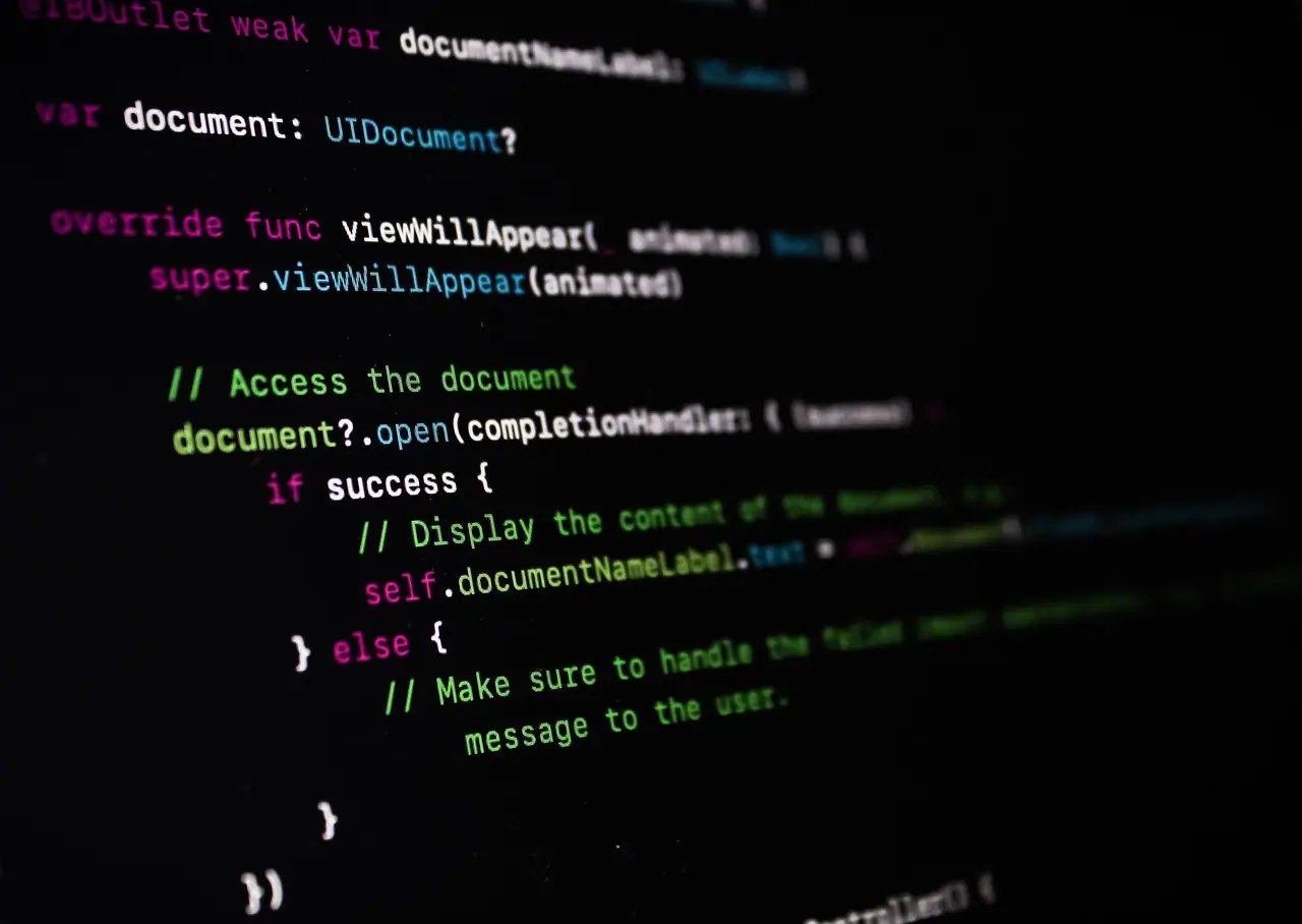 Photograph: programming, code, code editor